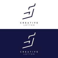 Logo design abstract template initial letter s element with geometry. Modern and minimalist artistic s symbol. vector