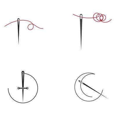 Free Vectors  Needle and thread