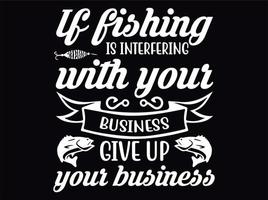 Fishing t-shirt design file vector