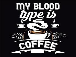 Coffee t-shirt design file vector