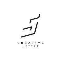 Logo design abstract template initial letter s element with geometry. Modern and minimalist artistic s symbol. vector