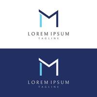 Abstract initial template logo minimalist letter M element.Symbol of modern, elegant, unique and luxurious geometry.Design for corporate business identity. vector