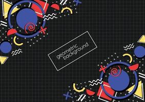 abstract geometric background vector design for banner