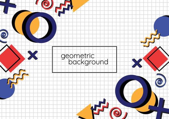 abstract geometric background vector design banner wallpaper