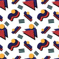 colourful geometric art background design vector