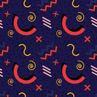colourful geometric seamless pattern art background design vector