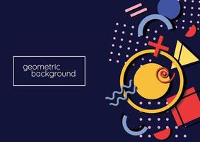 geometric background vector design