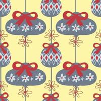 elementos decorativos de campanas navideñas para el diseño de arte navideño vector
