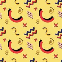 colourful geometric art background design for web banner vector