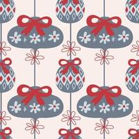 christmas bell decorative cute items for christmas design vector