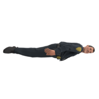 Police officer man 3d modelling png