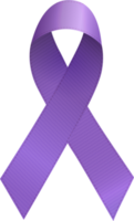 Lavender Ribbon. Cancer sign png