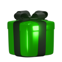 Realistic 3D Gift Box Cutout png