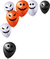 balões assustadores de halloween