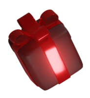 Realistic 3D Gift Box Cutout png