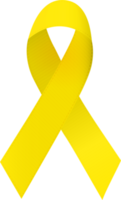 Yellow Ribbon. Bladded cancer sign