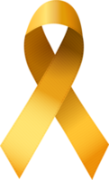 Gold Ribbon. Childhood cancer sign