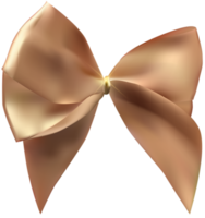 beige goldene Schleife png