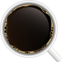 kaffekopp ovanifrån png