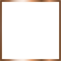 square gold frame square png