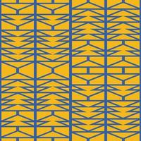 Abstract irregular geometric seamless pattern, afro inspired aztec herringbone background illustration. Hipster backdrop for textile carpet wall art design vector