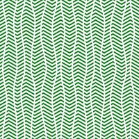 Seamless pattern of vertical braids on background of zigzag lines. Leaves texture imitation. Geometrical abstract backdrop. vector