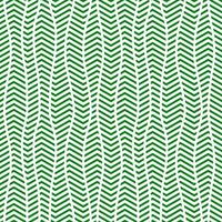 Seamless pattern of vertical braids on background of zigzag lines. Leaves texture imitation. Geometrical abstract backdrop. vector