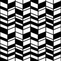 Abstract black and white seamless pattern. Background texture. Irregular geometrical shapes parallelogram, rhomb. Chevron zigzag print, wrapping paper, wallpaper, textile, fabric, surface textures. vector