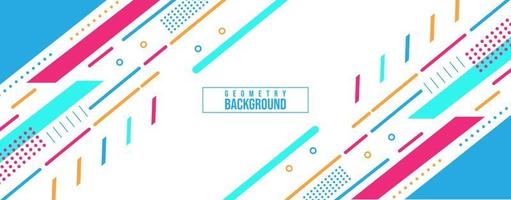 Beautiful Geometry Background Template Design vector