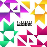 Trend Geometry Abstract Background Template Design colorful Geometrical Background vector