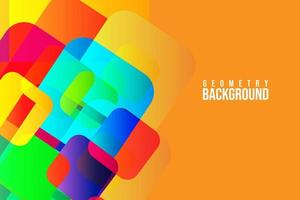 Trend Geometry Abstract Background Template Design colorful Geometrical Background vector