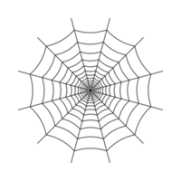 halloween effrayant toiles d'araignées png. image d'halloween d'une silhouette de toile d'araignée. ancienne conception de toile d'araignée effrayante de couleur noire. png