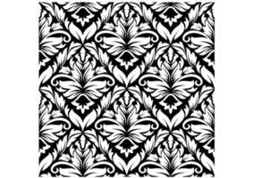 Damask seamless pattern vector