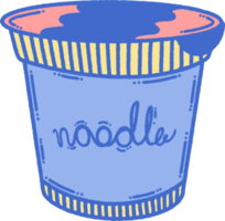 png instant noodle doodle element