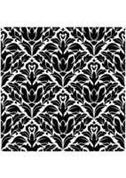 Damask seamless pattern background vector