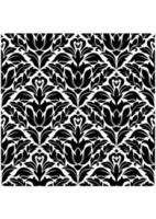 Damask seamless pattern background vector