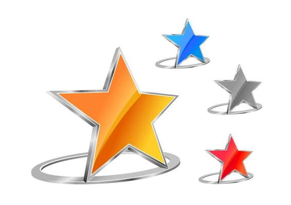 Glossy star icon
