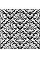 Damask seamless background vector