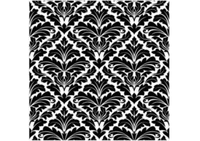 Damask seamless background vector