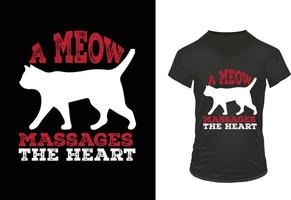 cat lover t shirt design vector