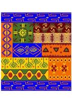 Ethnic patterns and ornaments vector