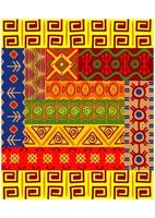 Ethnic patterns and ornaments vector