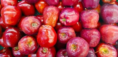 Fresh red apples good for multimedia background group of red ripe apples photo