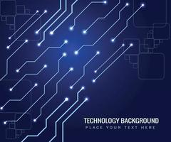 Technology background with circuit board elements. Vector illustration.