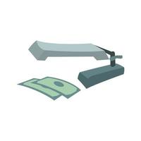 money uv lamp vector illustration design
