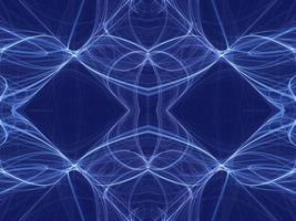 bright abstract blue plasma, high frequency field in space. Cosmic energy from stars and galaxies photo