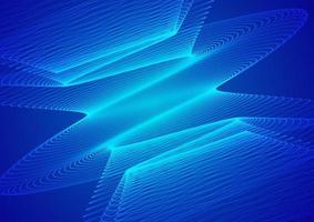 Abstract technology blue background wave lines background. Banner, poster or template elegant and modern curved lines. Communication technology concept photo