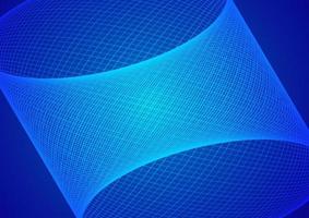 Abstract technology blue background wave lines background. Banner, poster or template elegant and modern curved lines. Communication technology concept photo