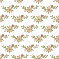 Flowers pattern Watercolor Seamless png