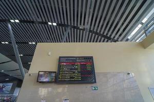 Sochi, Russia - July 28, 2022  Interior of Adler Railway Station photo